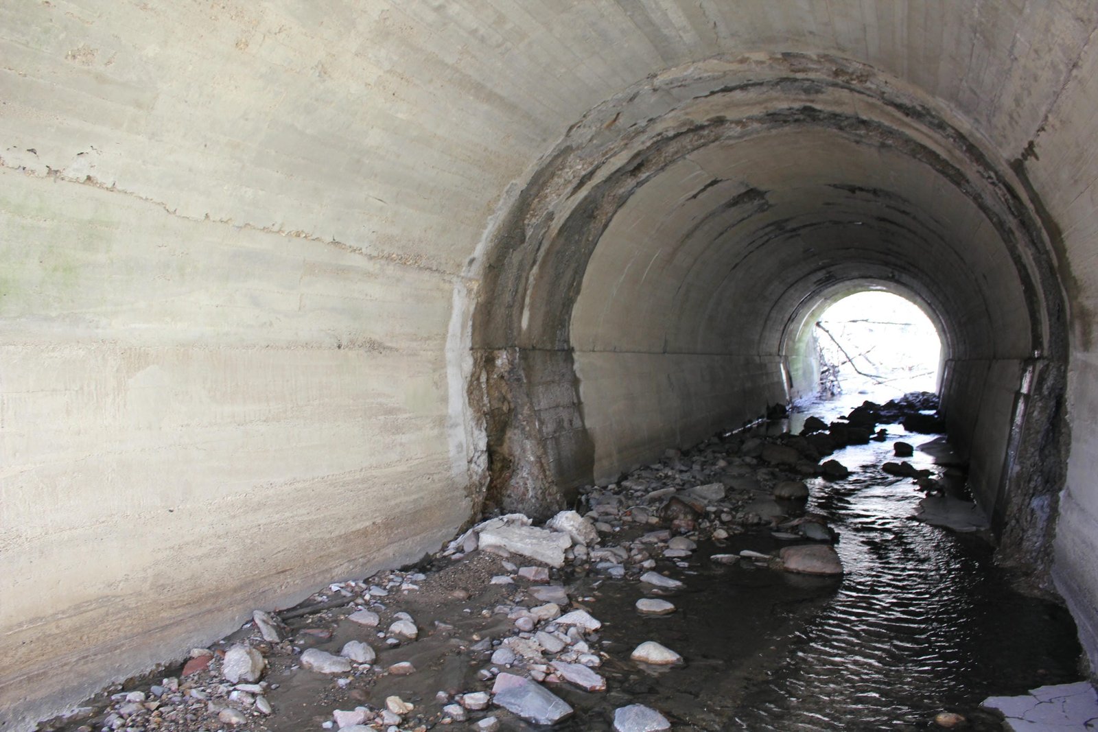 West abutment